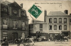 Roye Hotel de Ville - Facade Place d'Armes