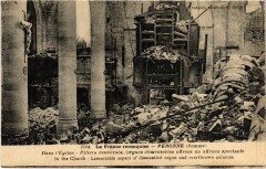 Peronne Dans l'Eglise - Ruines -
													80 Somme
												