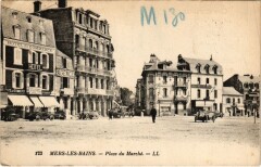 Mers-les-Bains Place du Marche à Mers-les-Bains