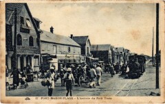 Fort-Mahon-Plage L'Arrivee du Petit Train à Fort-Mahon-Plage