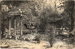 Ancien Paris parc Monceau