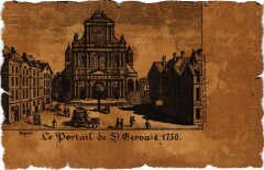Carte postale ancienne Ancien Paris - Le Portail de Saint-Servais
                                                                     à Paris 1er
                                