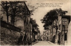 Carte postale ancienne Rue du Retrait
                                                                     à Paris 20e
                                