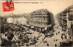 Marseille La Rue de la Republique à Marseille