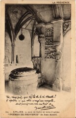 Arles Le Puits du Cloitre de Saint-Trophime à Arles