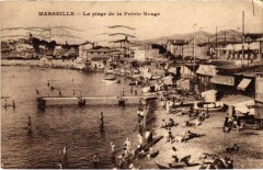 Marseille La Plage de la Pointe Rouge à Marseille