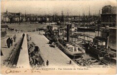 Marseille Vue Generale du Vieux Port à Marseille