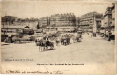 Marseille Le Quai de la Fraternite à Marseille