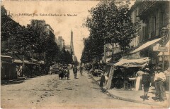 Rue Saint-Charles et le Marché à Paris 15e