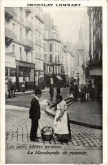 Carte postale ancienne Paris Petits Metiers la marchande de poisson
                                                                     à Paris
                                