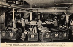 Paris 7e Au Bon Marche Table tournante à Paris 7e