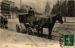 Paris Les femmes cocher Mme Veron Transport