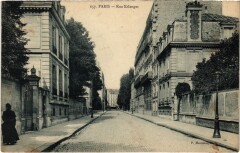 Carte postale ancienne Rue Erlanger
                                                                     à Paris 16e
                                