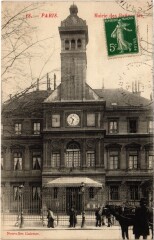 Carte postale ancienne Mairie des Batignolles
                                                                     à Paris 17e
                                