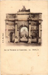 Paris 1e Arc de Triomphe du Carrousel à Paris 1er