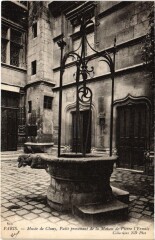 Paris 5e Musee de Cluny Puits à Paris 5e