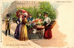 Paris dans la Rue des belles fleurs mesdames
