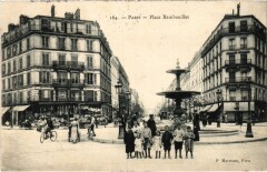 Carte postale ancienne Place Rambouillet
                                                                     à Paris 12e
                                