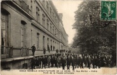 Ecole normale d'instituteurs de la Seine - 10, Rue Molitor - Profil de la Façade principale à Paris 16e