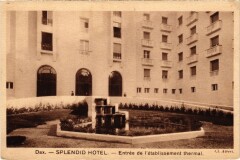 Dax Splendid Hotel ,entree de l'etablissement thermal