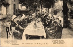 Auvergne Un Repas de Noce France
