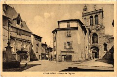 Courpiere Place de l'Eglise France