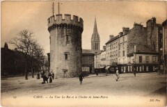 Caen La Tour Le Roi et le Clocher de Saint-Pierre France