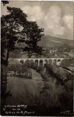 Le Viaduc de Clecy vu de la Croix de la Taverie France