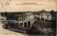 Saint-Nicolas-des-Eaux Pont sur le Canal
