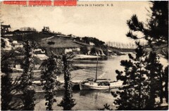 Ile-de-Brehat Scene with a Small Ship