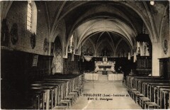 Toulouse Interieur de l'Eglise -
													39 Jura
												