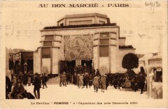 Paris Expo Art Deco 1925 pavillon Pomone