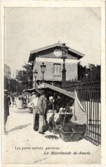 Carte postale ancienne Les petits métiers parisiens - La Marchande de Jouets
                                                                     à Paris 19e
                                