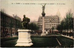 Paris 9e Square d'Anvers Monument de Diderot à Paris 9e