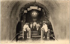 Paris Souterrain Les Egouts avant le depart pour la visite