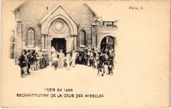 Paris en 1400 Reconstitution de la Cour des Miracles