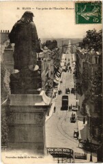 Blois Vue prise de l'Escalier Monumental France à Blois