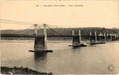 Chaumont Pont suspendu France -
													41 Loir et Cher
												