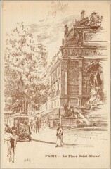 Paris 6e Place Saint-Michel