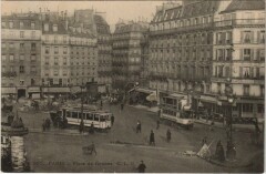 Carte postale ancienne Place de Rennes
                                                                     à Paris 15e
                                