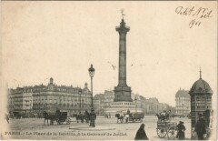 Paris 4e Place de la Bastille Colonne de Juillet
