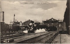 Carte postale ancienne Gare de Lyon
                                                                     à Paris 12e
                                