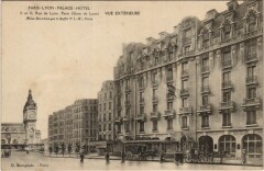 Paris-Lyon Palace-Hôtel - rue de Lyon - Vue extérieure à Paris 12e