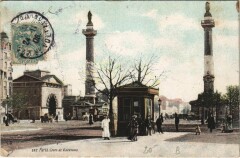 Carte postale ancienne Cours de Vincennes
                                                                     à Paris 12e
                                