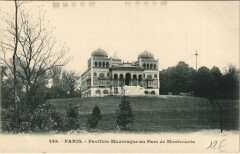 Paris 14e Parc Montsouris Pavillon Mauresque