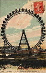 Carte postale ancienne La Grande Roue, Avenue de Suffren
                                                                     à Paris 15e
                                