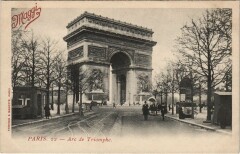 Carte postale ancienne Arc de Triomphe
                                                                     à Paris 16e
                                