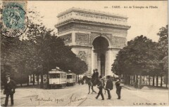 Paris 17e Arc de Triomphe de l'Etoile Tramway