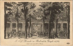 Paris 3e Bd du temple Café Alexandre