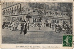 Paris 2e Bd des Italiens Café-restaurant du Cardinal